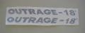 Boston Whaler Parts - Decal - Outrage 18'