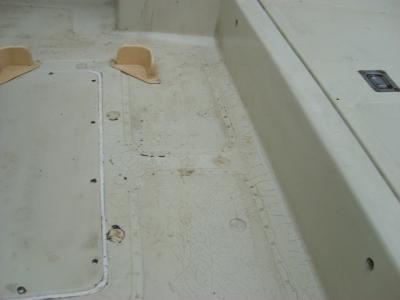 Boston Whaler - Floor in front of Console
