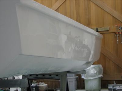 Boston Whaler - stbd painted