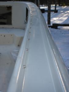 Boston Whaler - New Starboard Gunnel